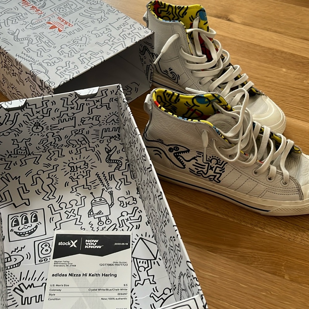 Adidas nizza high Keith Haring men’s 9.5
